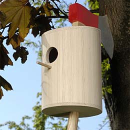 Axe birdhouse
