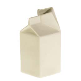Ceramic milk carton