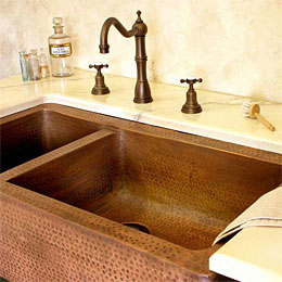 Copper sink