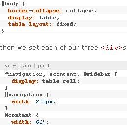A return to table-based layouts?
