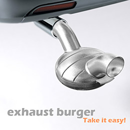 Exhaust burger
