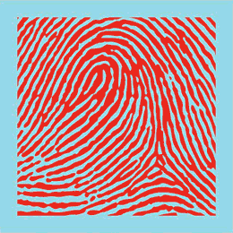Fingerprint portrait