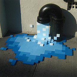 Pixel water