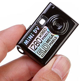 Tiny spy camera