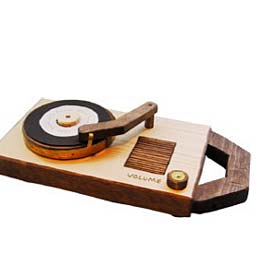 Wooden record player
