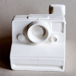 Ceramic Polaroid camera