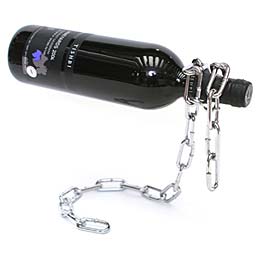 Chain wine bottle holder