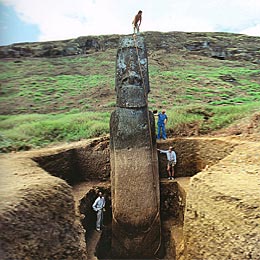 Easter Island Heads have Bodies