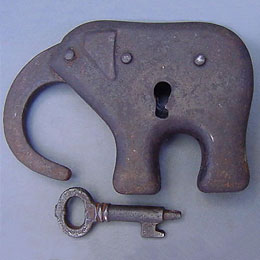 Elephant padlock
