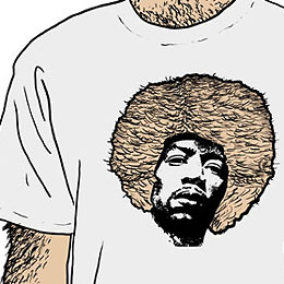 Hairy man t-shirt