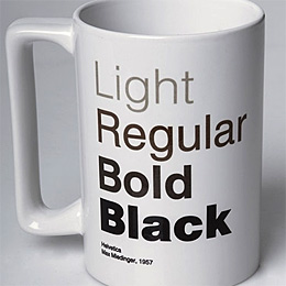 Free Helvetica mug