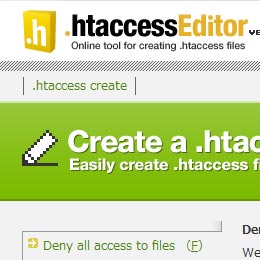 .htaccess editor