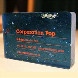Corporation Pop business card