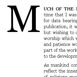 Paragraph typography