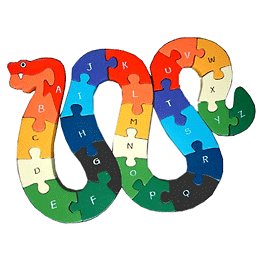 Snake alphabet jigsaw